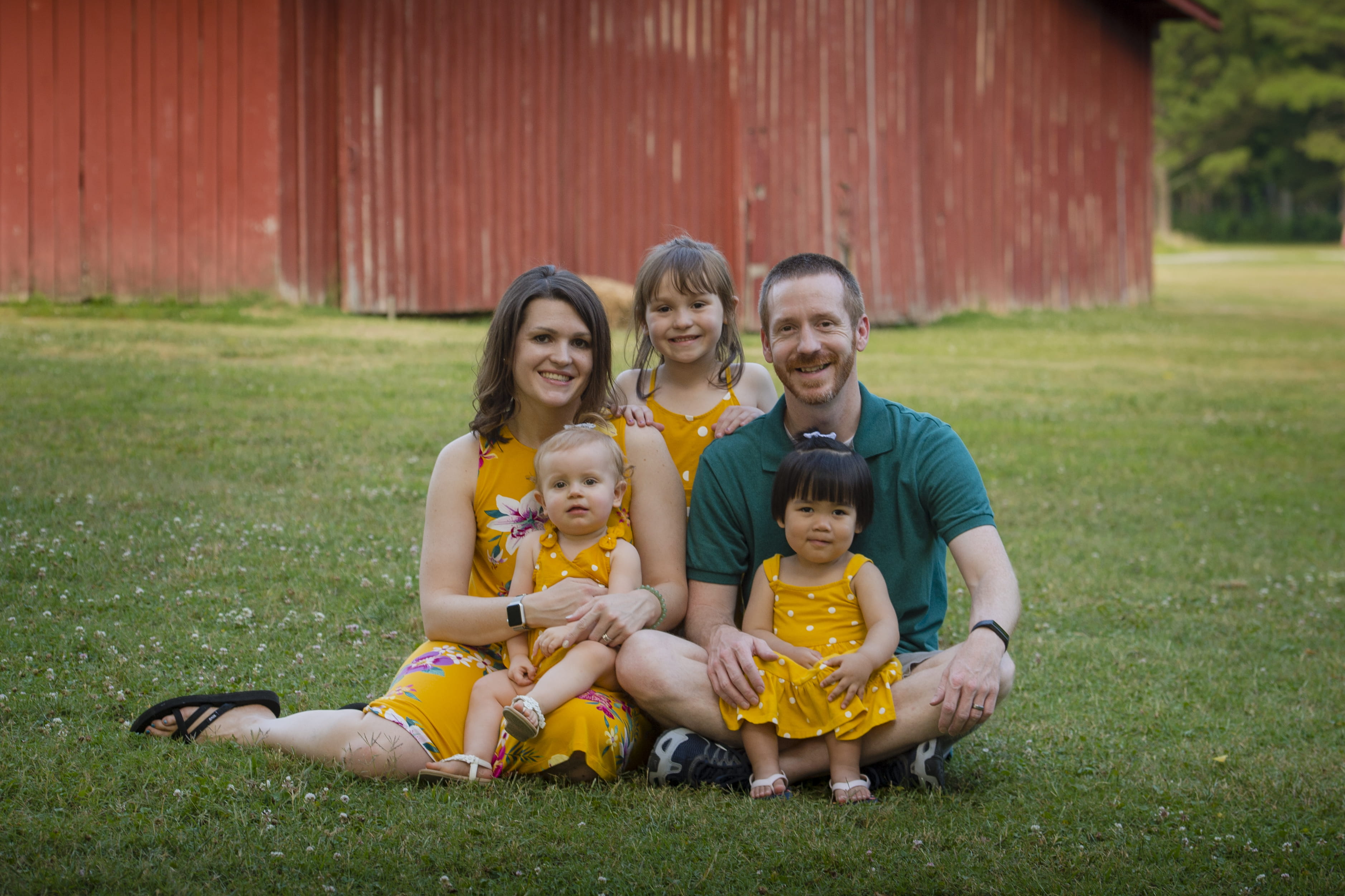 Unum employee Scott Hagie and his family