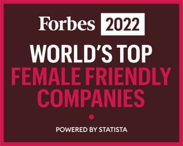 Forbes World's Best Female Friendly Companies Award 2022